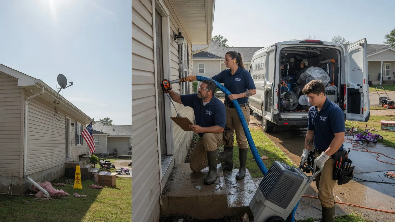 Ceiling Water Damage Restoration in Cleveland, TX near me